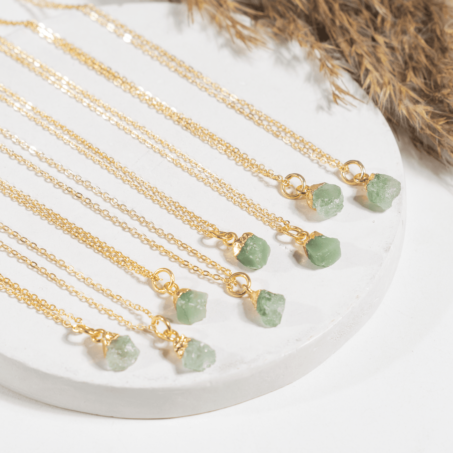 Raw Green Aventurine Crystal Pendant | Natural Gemstone Jewelry | Gemstone Pendant | Healing Crystal Pendant