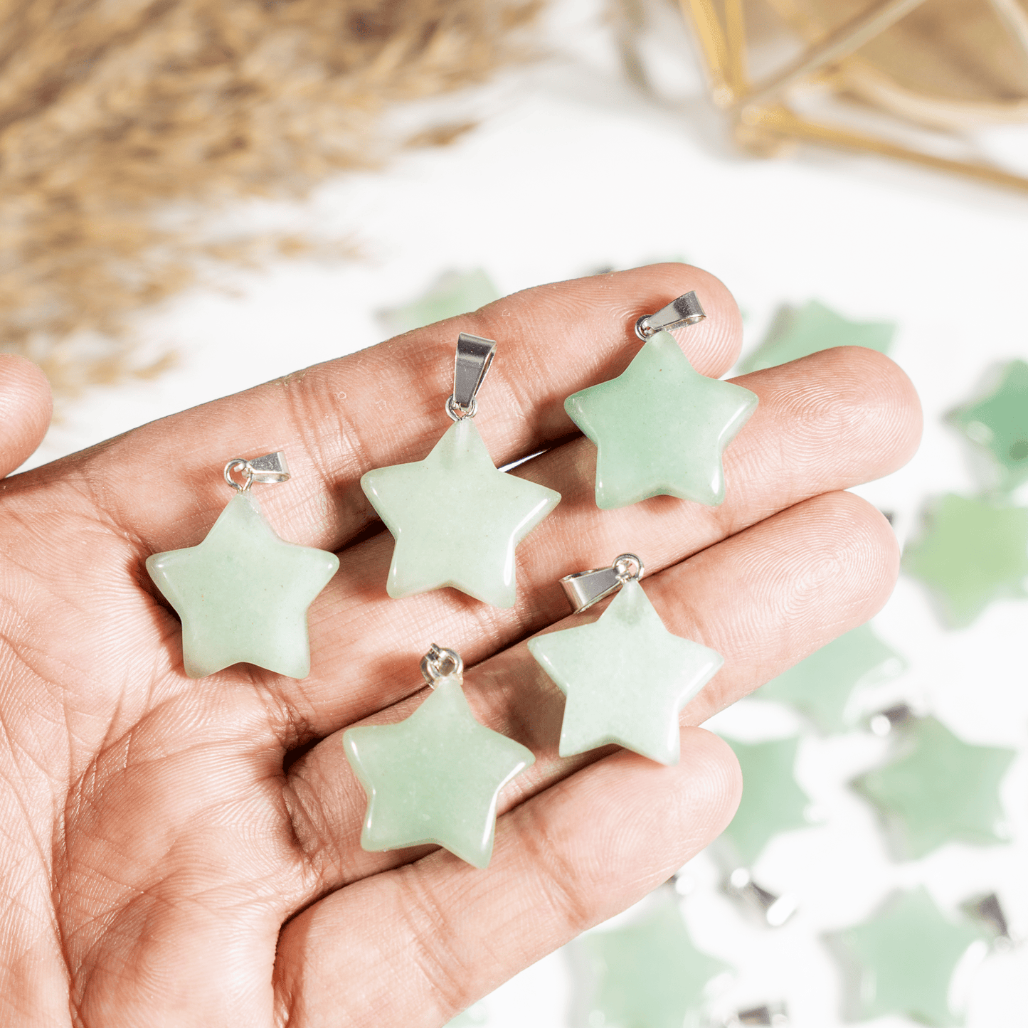 Green Aventurine Crystal Pendant Jewelry | Natural Gemstone Pendant | Crystal Jewelry | Gemstone Necklace