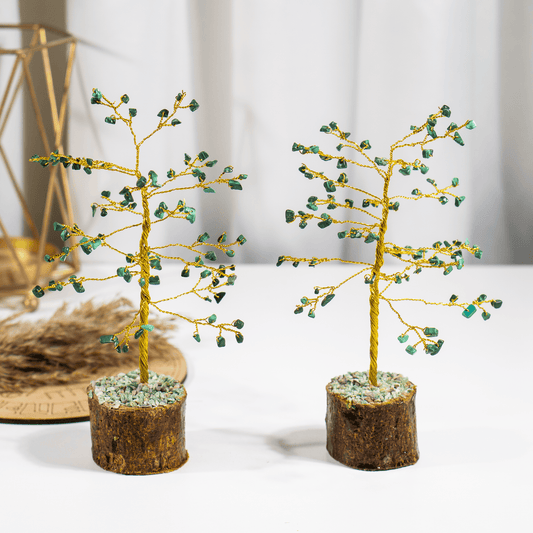Green Jade Crystal Tree