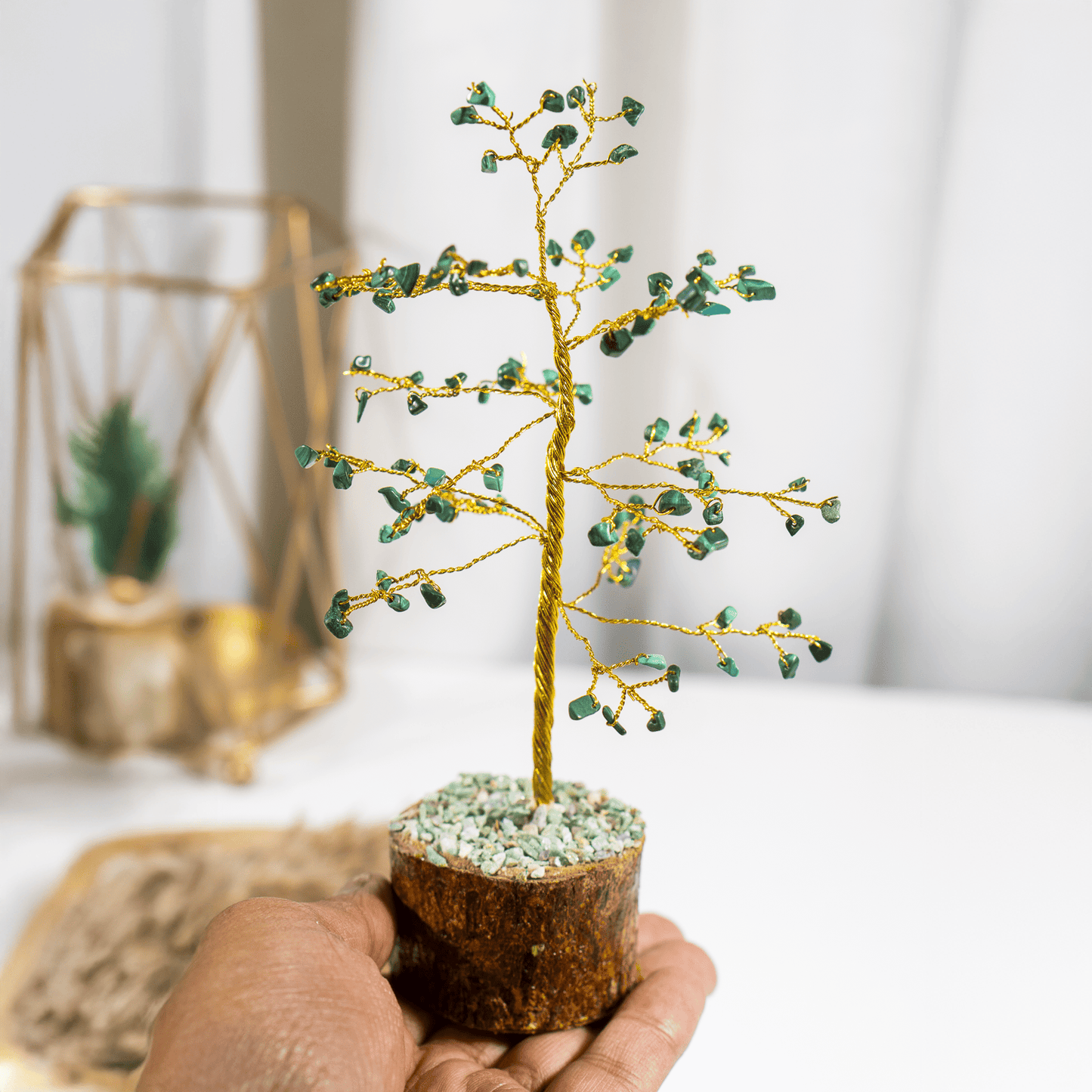 Green Jade Crystal Tree