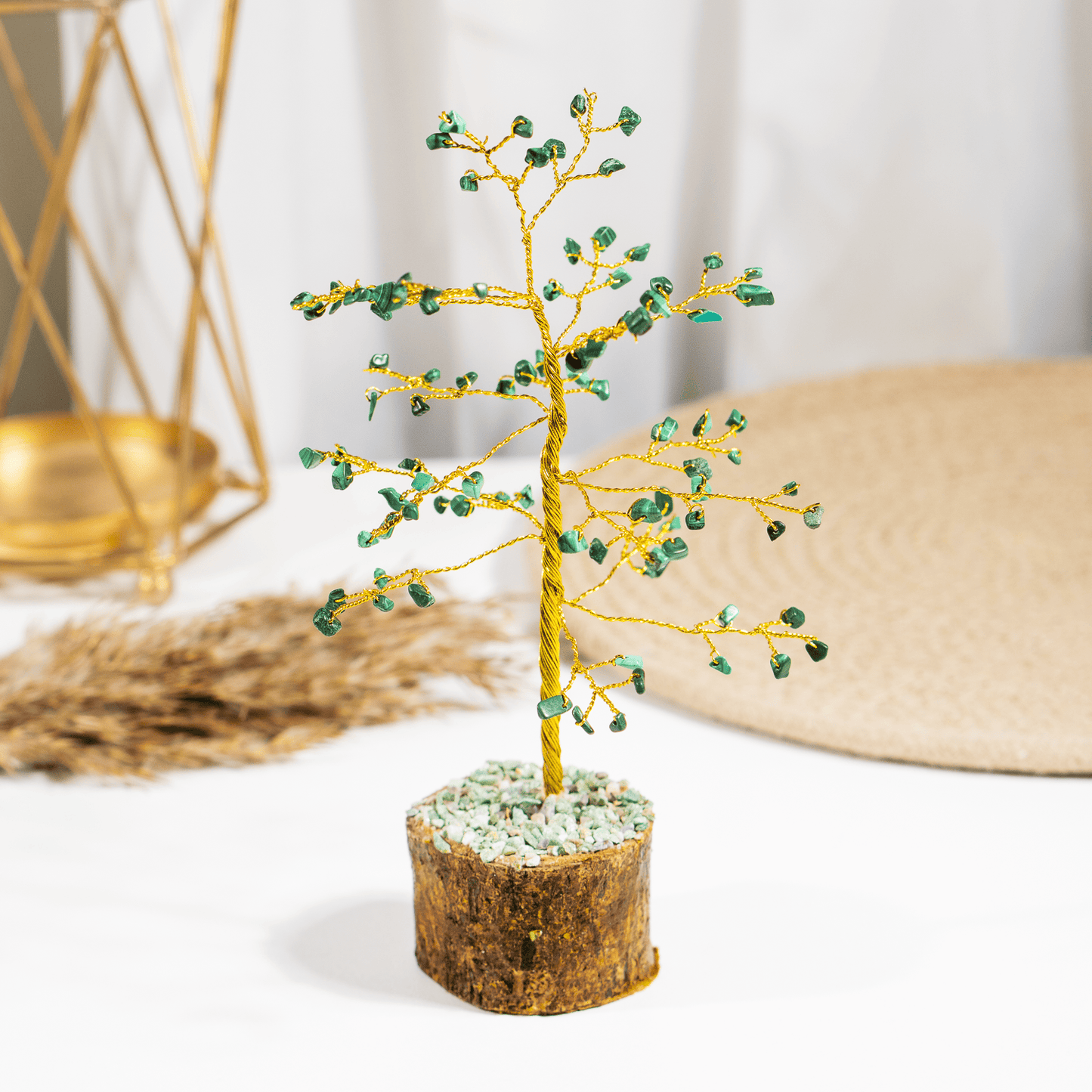 Green Jade Crystal Tree