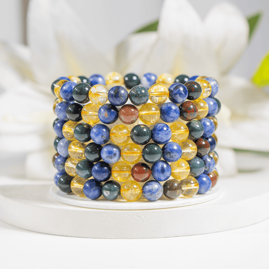 HAPPINESS Crystal Bracelet, Healing  Gemstone Bracelet