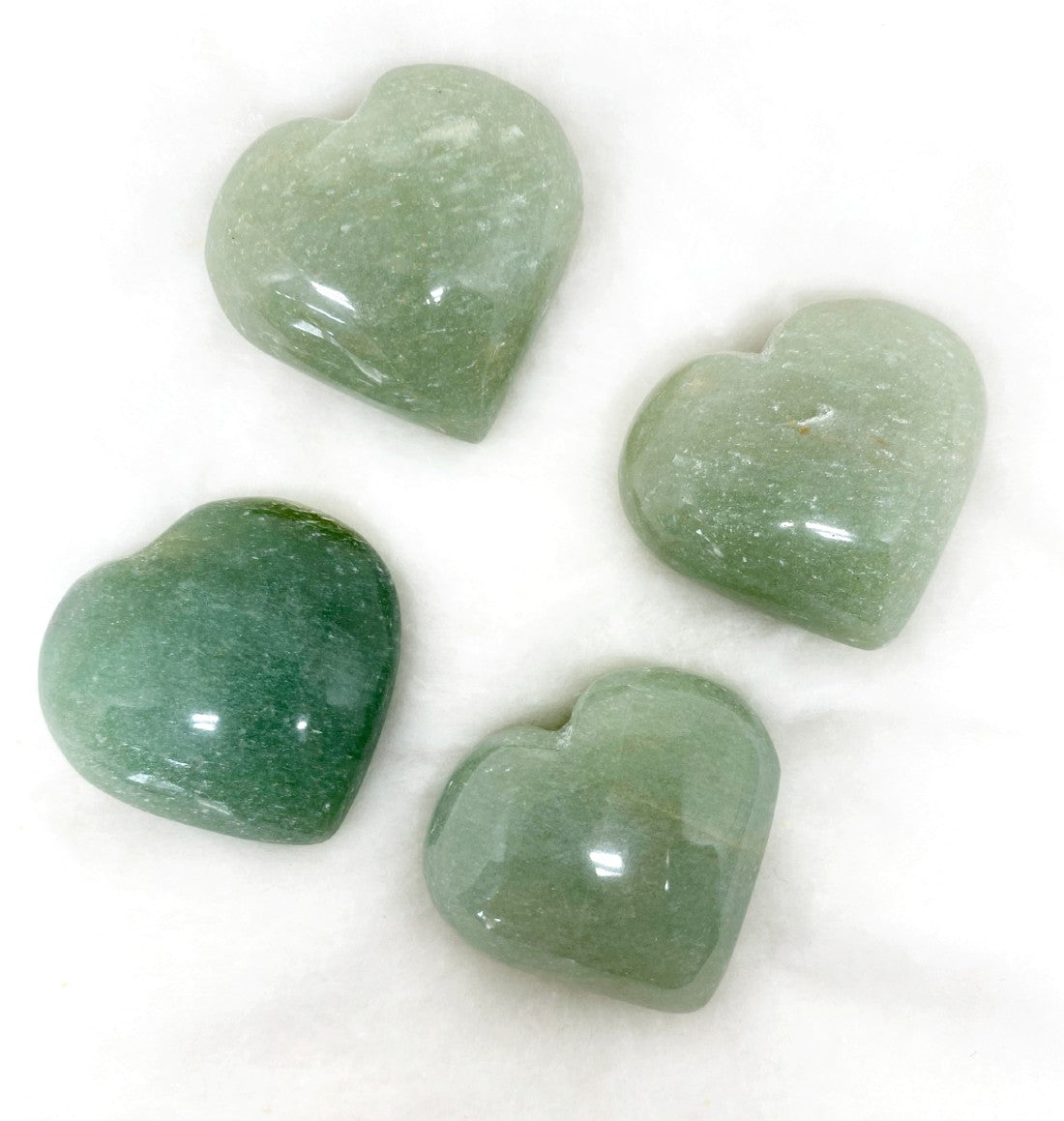 1kg Green Aventurine Heart Crystals (2 inch)