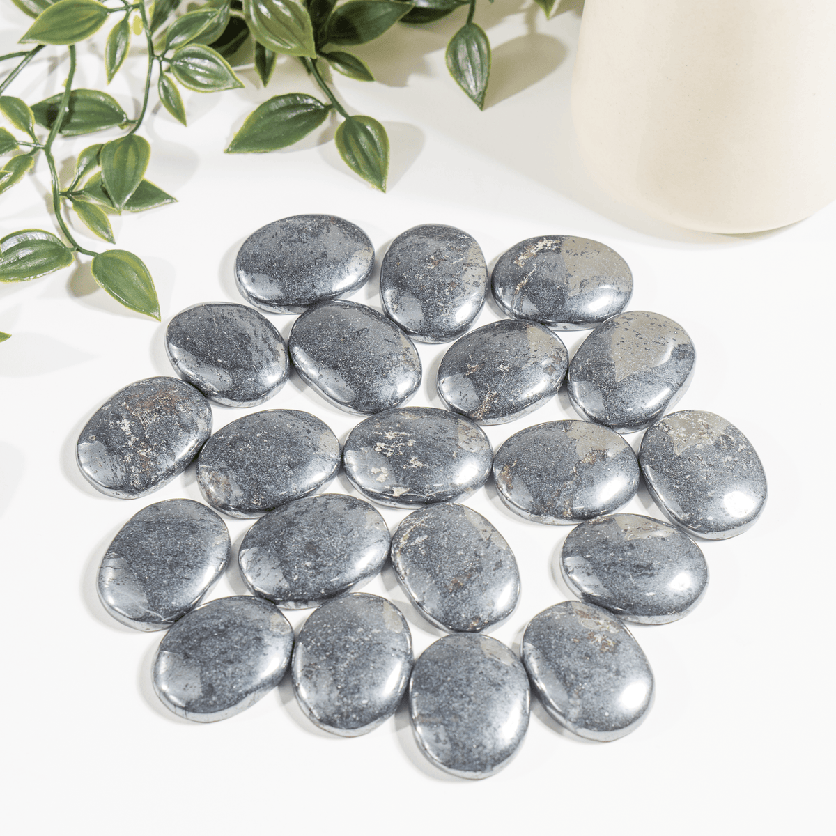 Natural Hematite Flat Stones