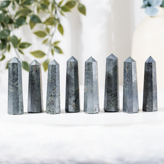 1kg Hematite Obelisk Tower Point (5-7Pcs)