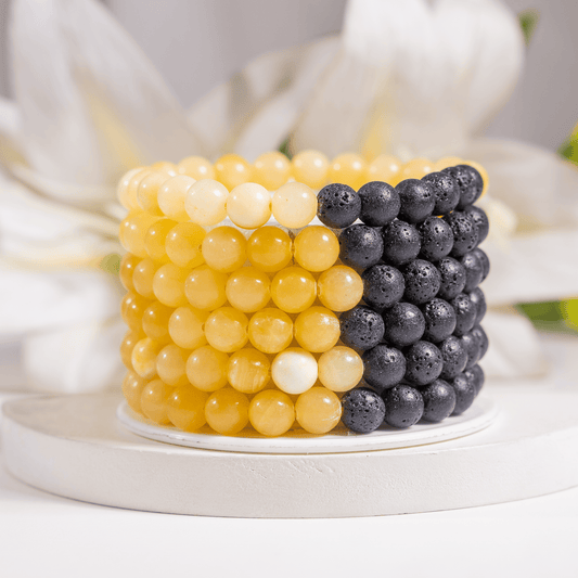 Honey Calcite Diffuser Bracelet