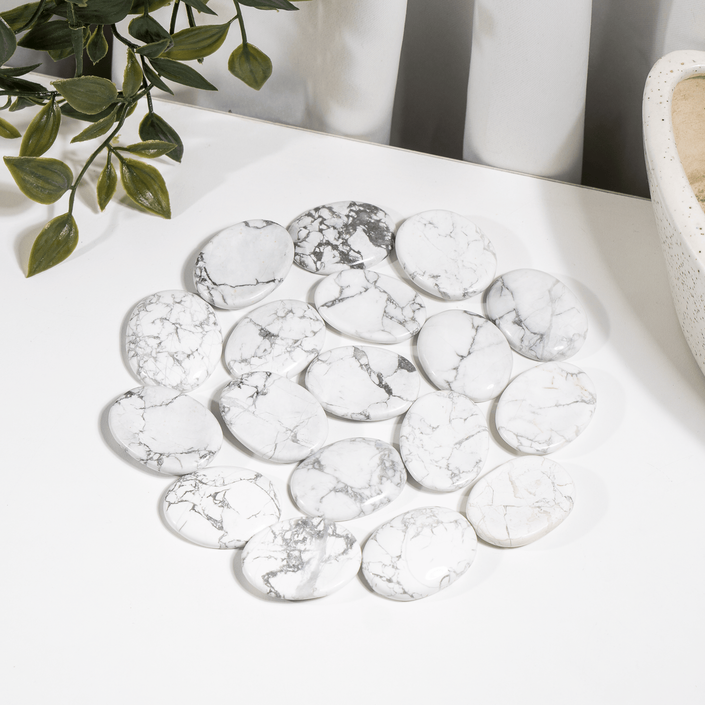 Howlite Worry Stones