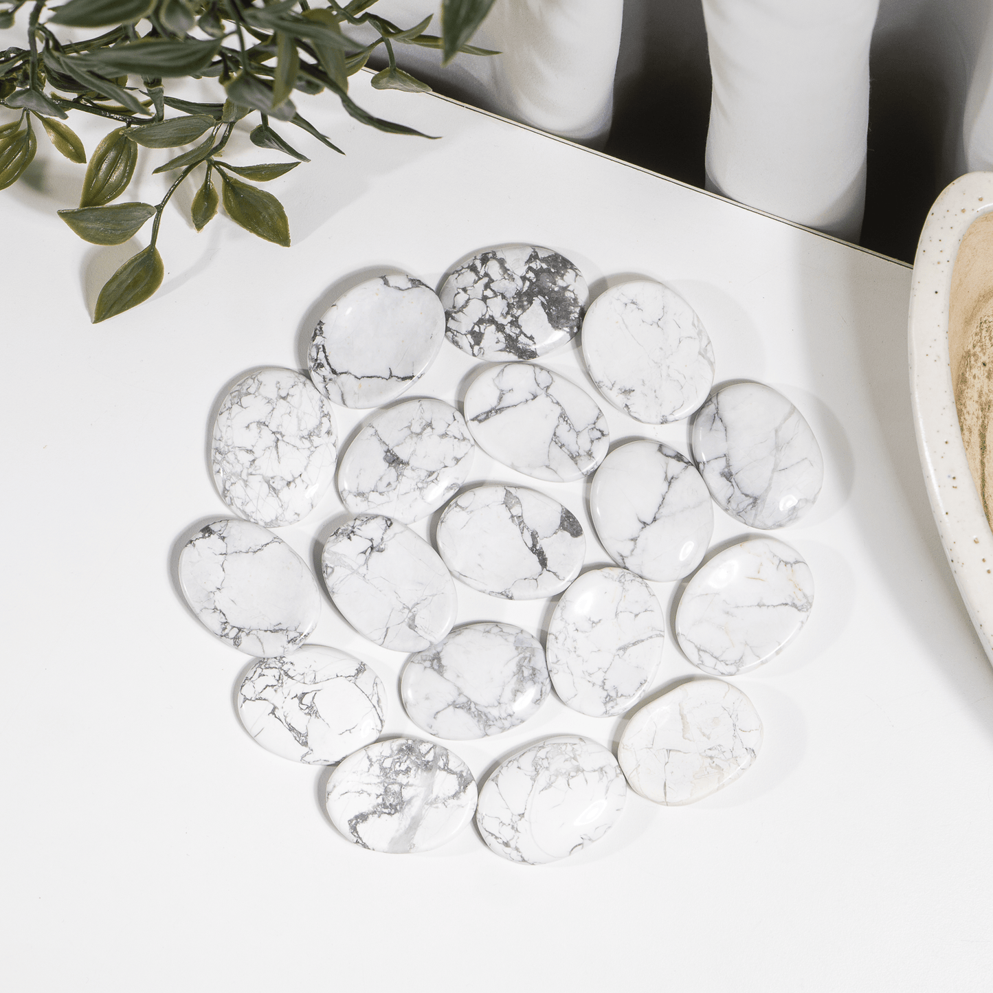 Howlite Worry Stones