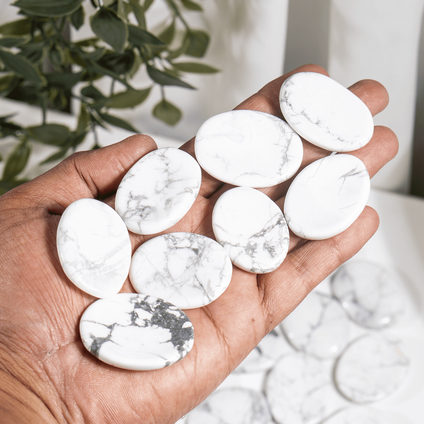 Howlite Worry Stones