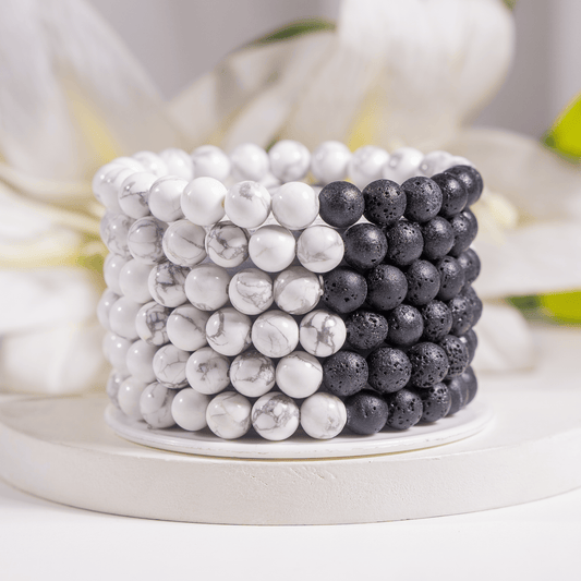 Howlite Diffuser Bracelet