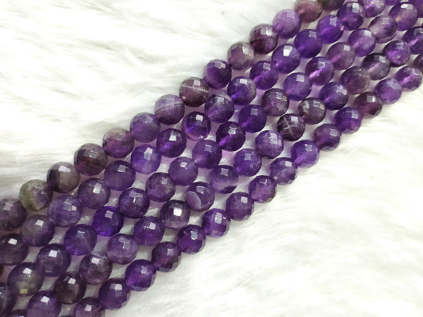 Amethyst Faceted Beads | Crystal Beads for Jewelry