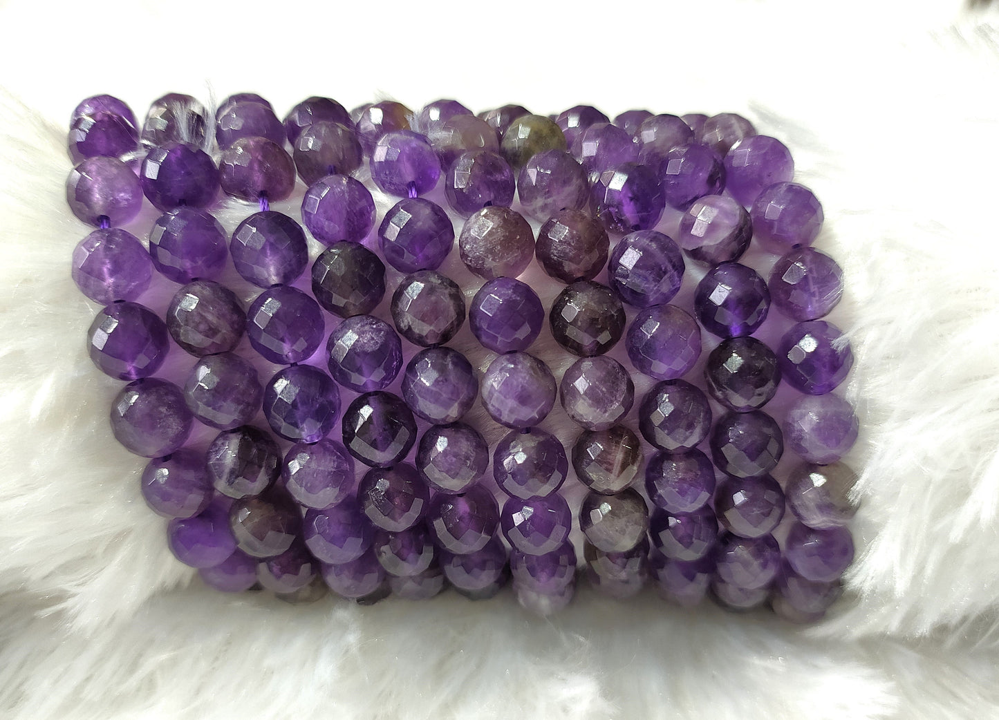 Amethyst Faceted Beads | Crystal Beads for Jewelry