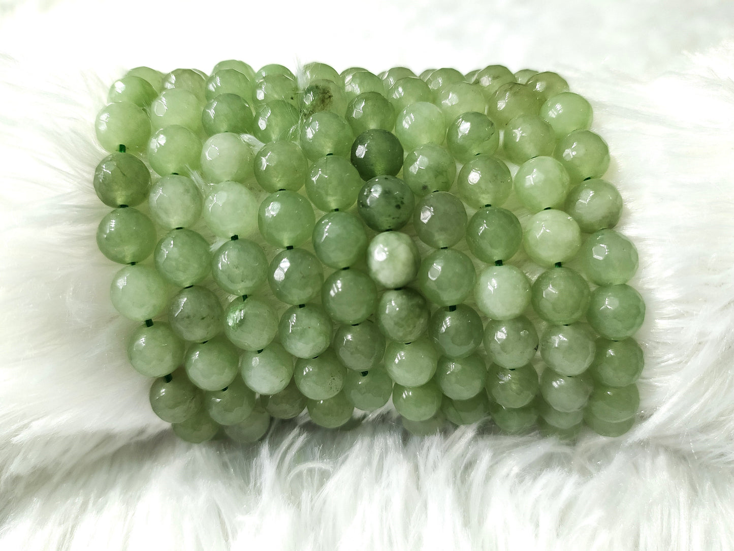 Green Aventurine Faceted Beads | Crystal Beads for Jewelry