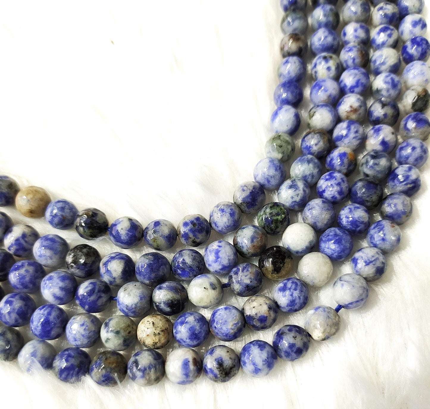 Sodalite Faceted Beads | Crystal Beads for Jewelry