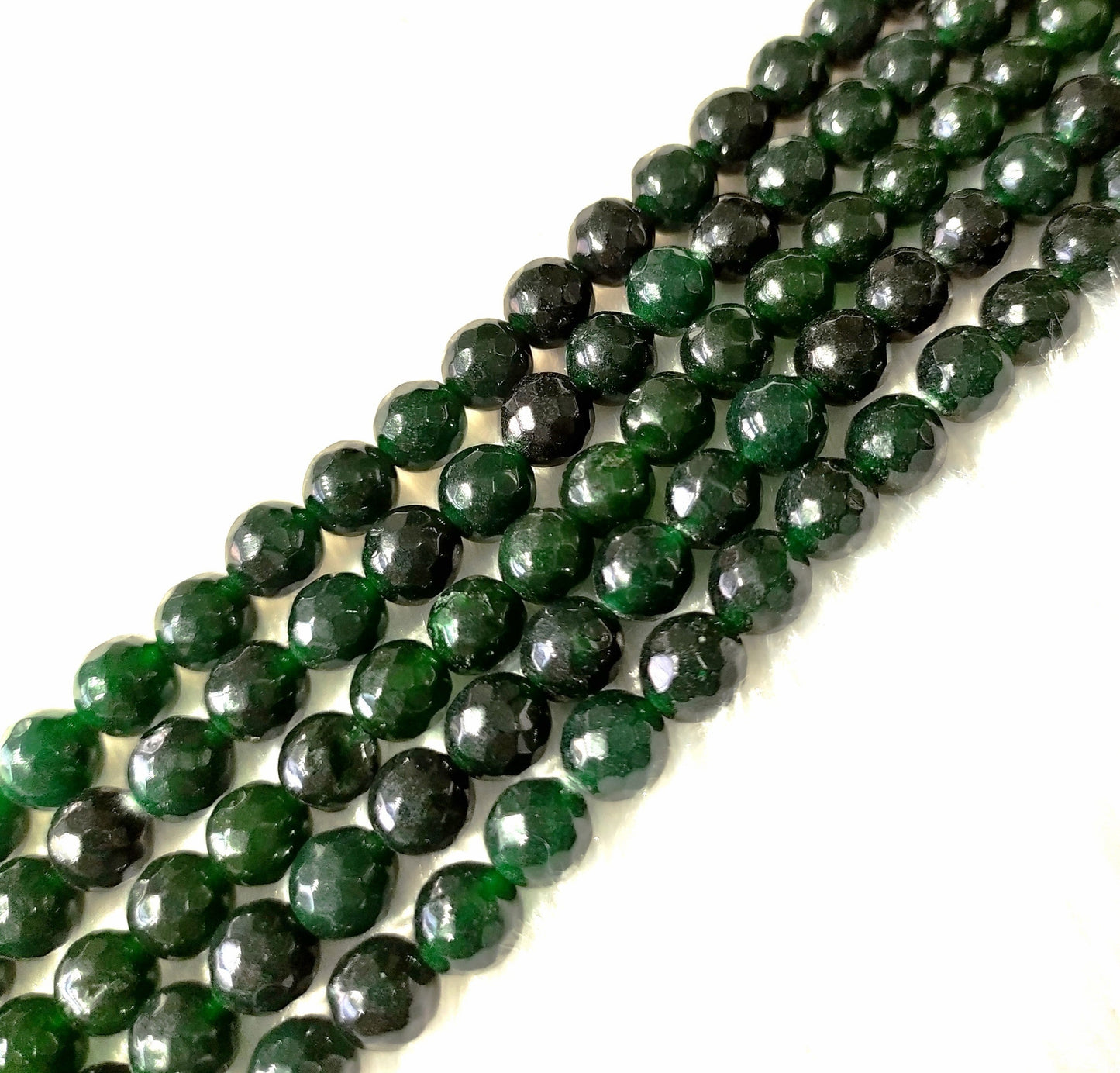 Green Jade Faceted Beads | Crystal Beads for Jewelry