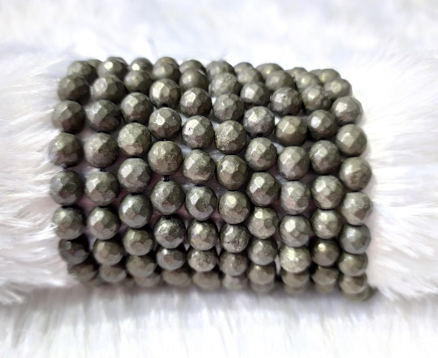 Pyrite Faceted Beads | Crystal Beads for Jewelry