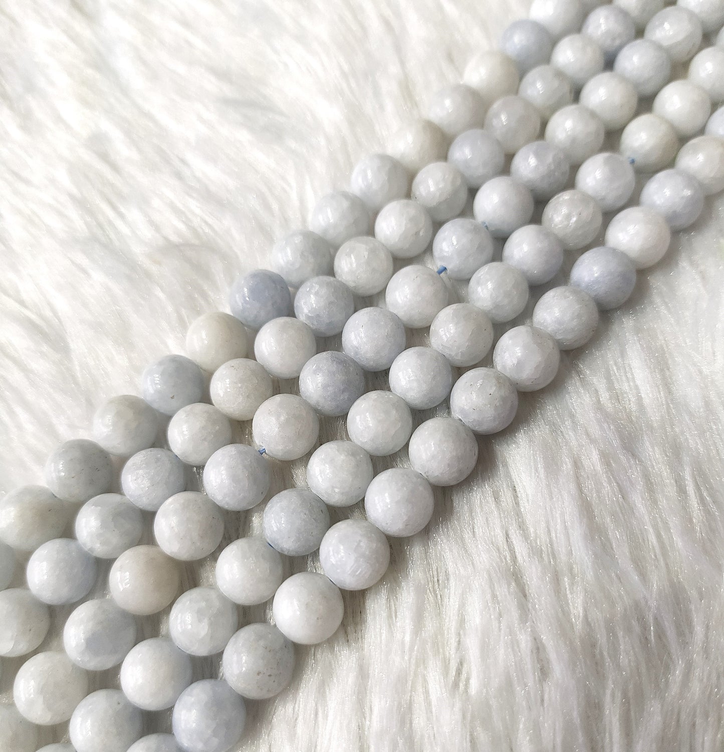 Blue Celestite Crystal Beads for Jewelry | Gemstone Beads