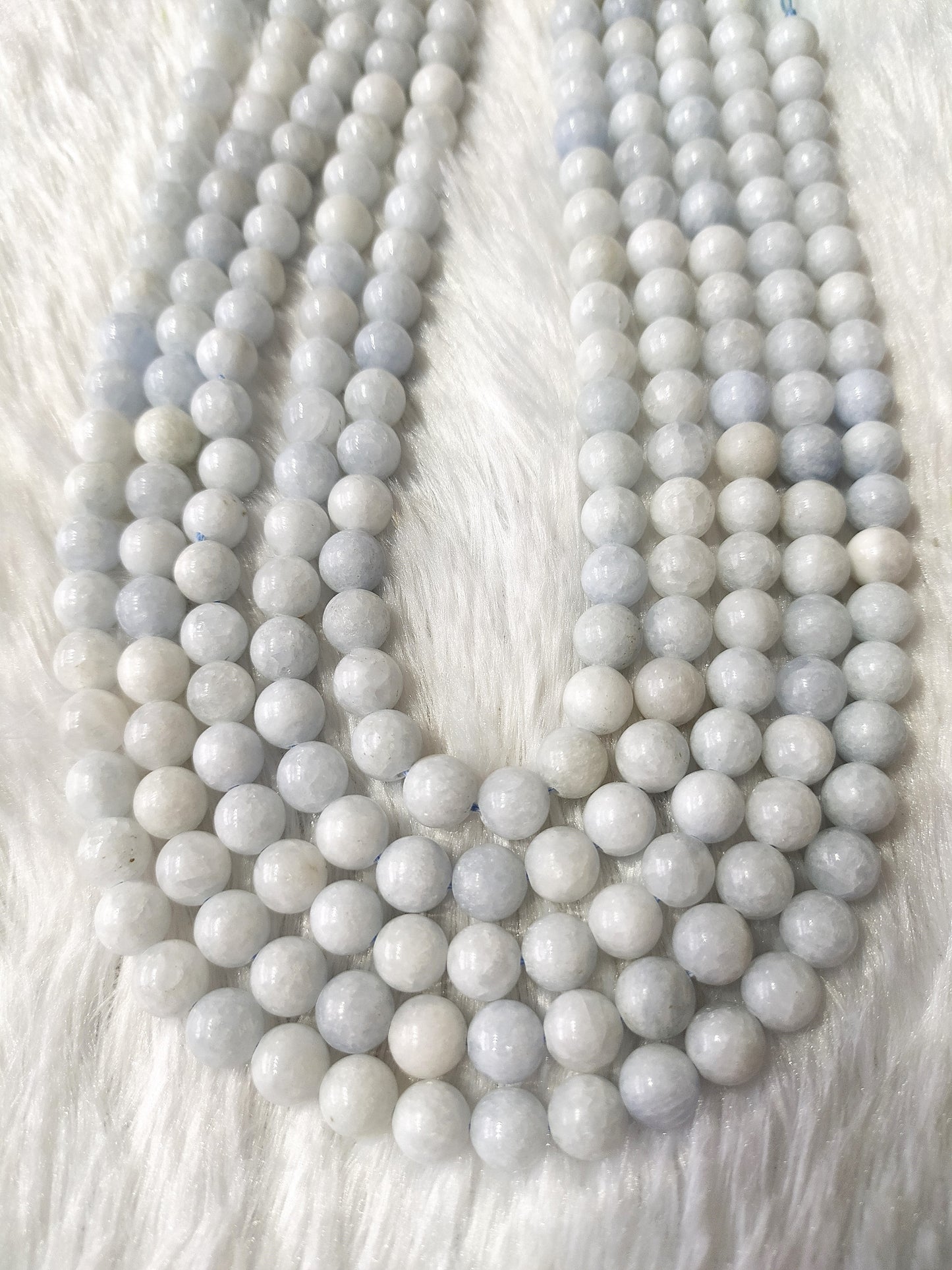 Blue Celestite Crystal Beads for Jewelry | Gemstone Beads