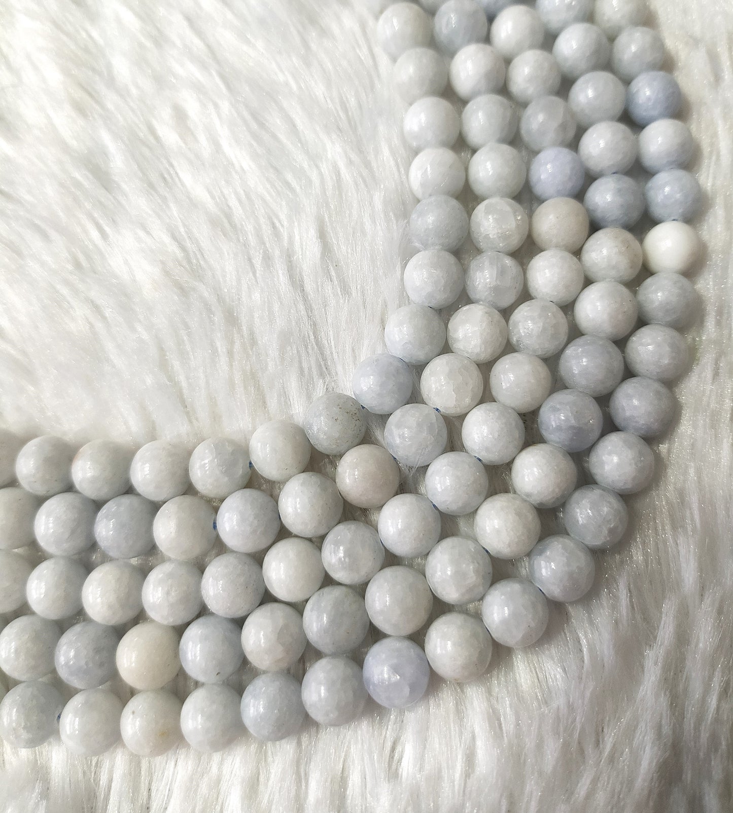 Blue Celestite Crystal Beads for Jewelry | Gemstone Beads