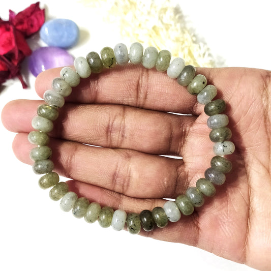Labradorite Rondelle Beads Bracelets | Healing Bracelet