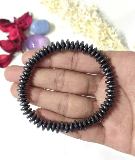 Hematite Rondelle Beads Bracelets | Healing Bracelet