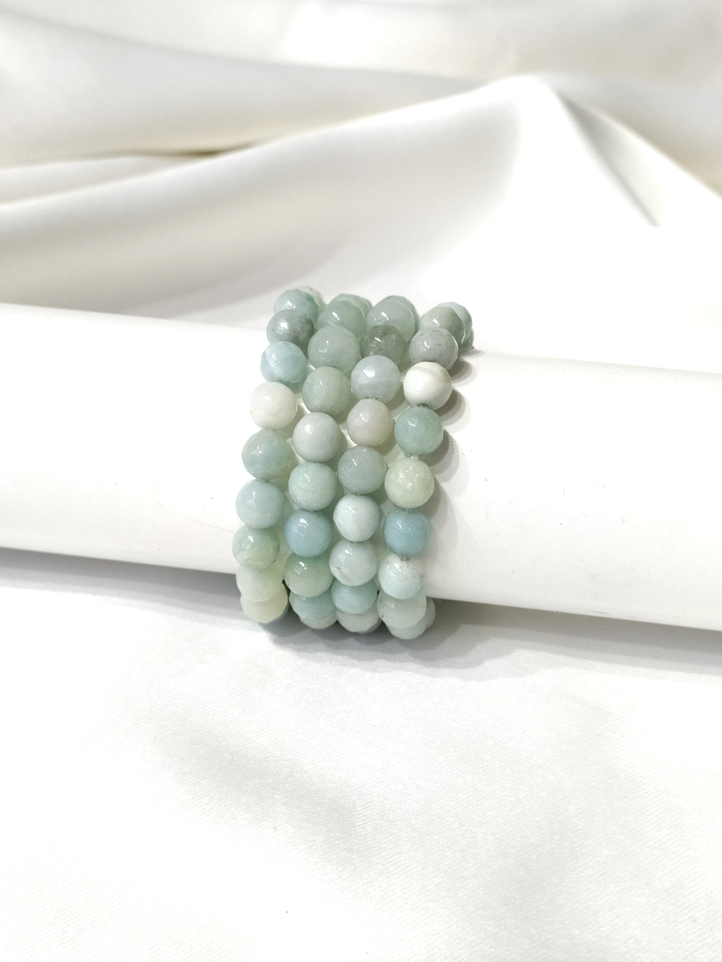 Amazonite Faceted Beads Bracelet | Crystal Bracelet