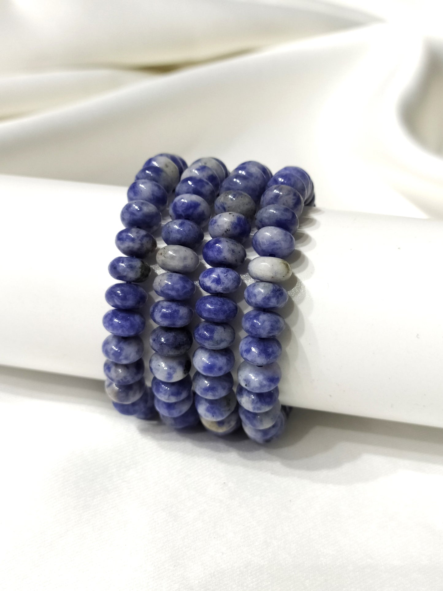 Sodalite Rondelle Beads Bracelets | Healing Bracelet