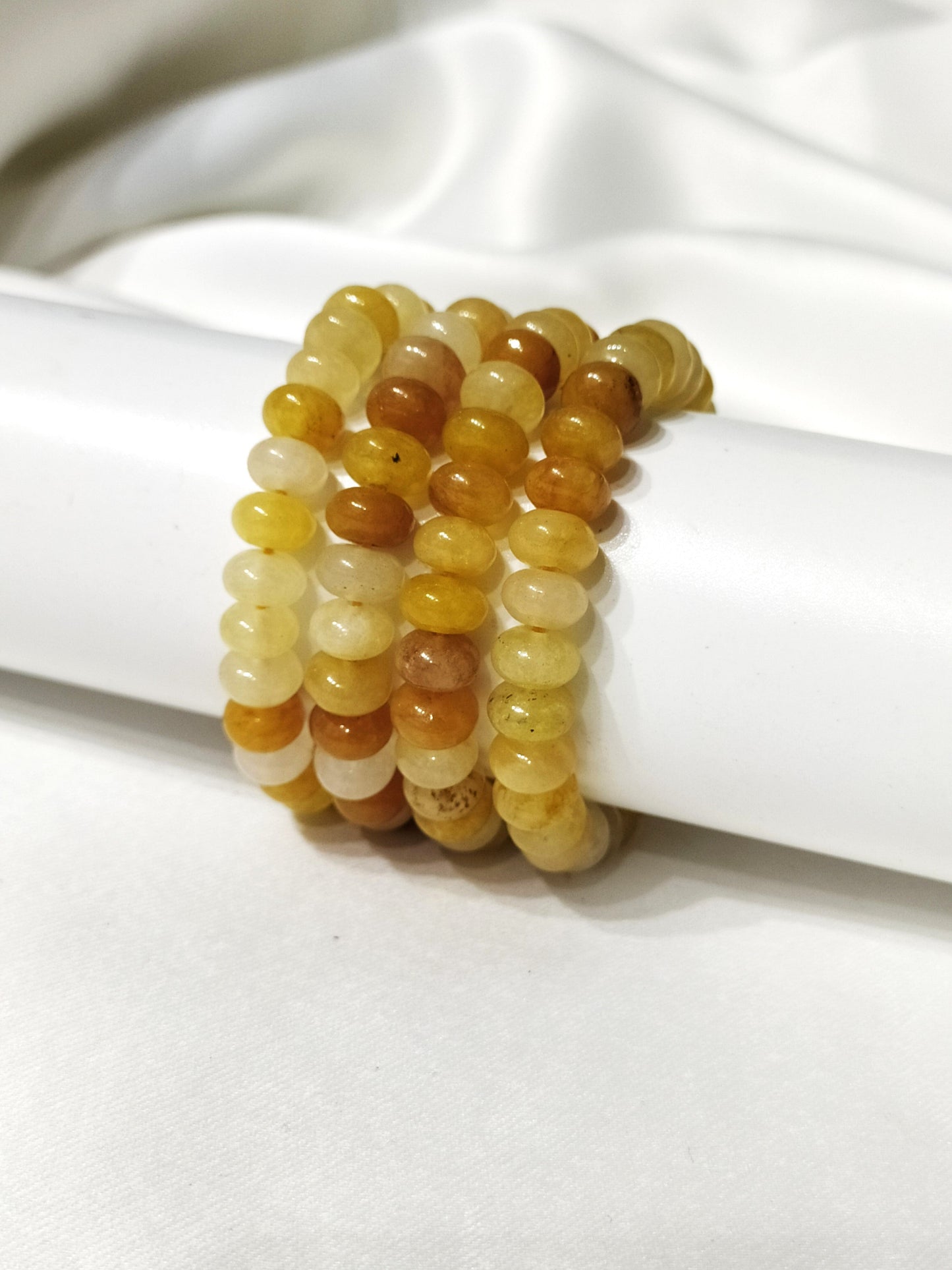 Yellow Aventurine Rondelle Beads Bracelets | Healing Bracelet