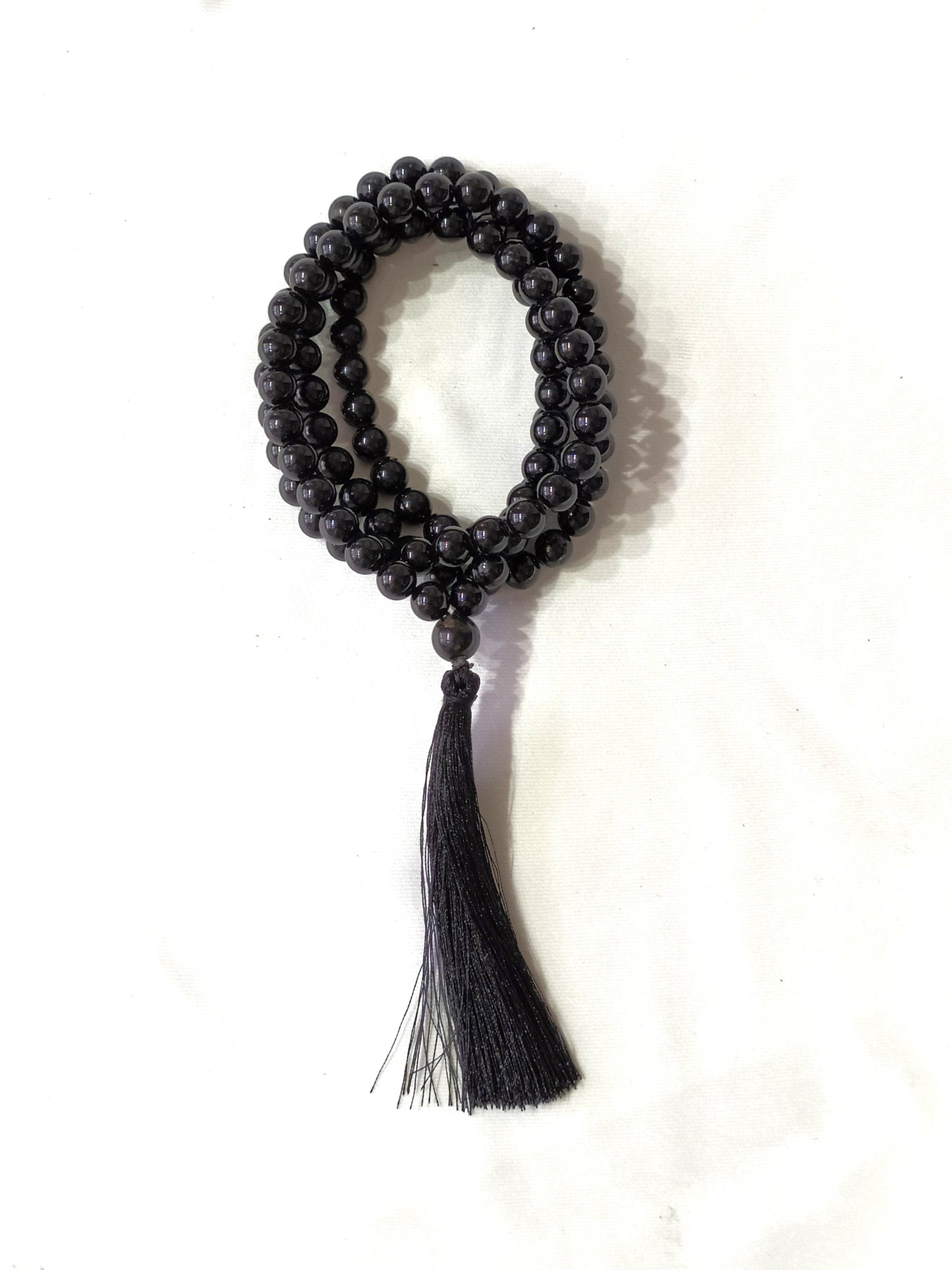 Black Tourmaline | Gemstone Mala | 108 Prayer Bead Mala | Prayer Mala