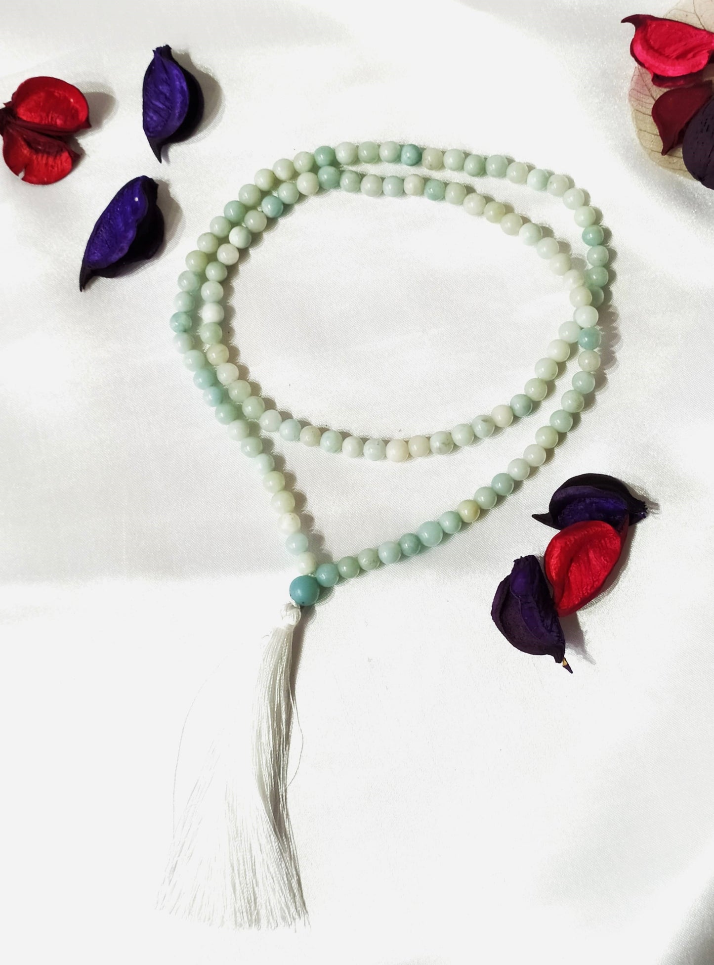 Amazonite | Gemstone Mala | 108 Prayer Bead Mala | Prayer Mala
