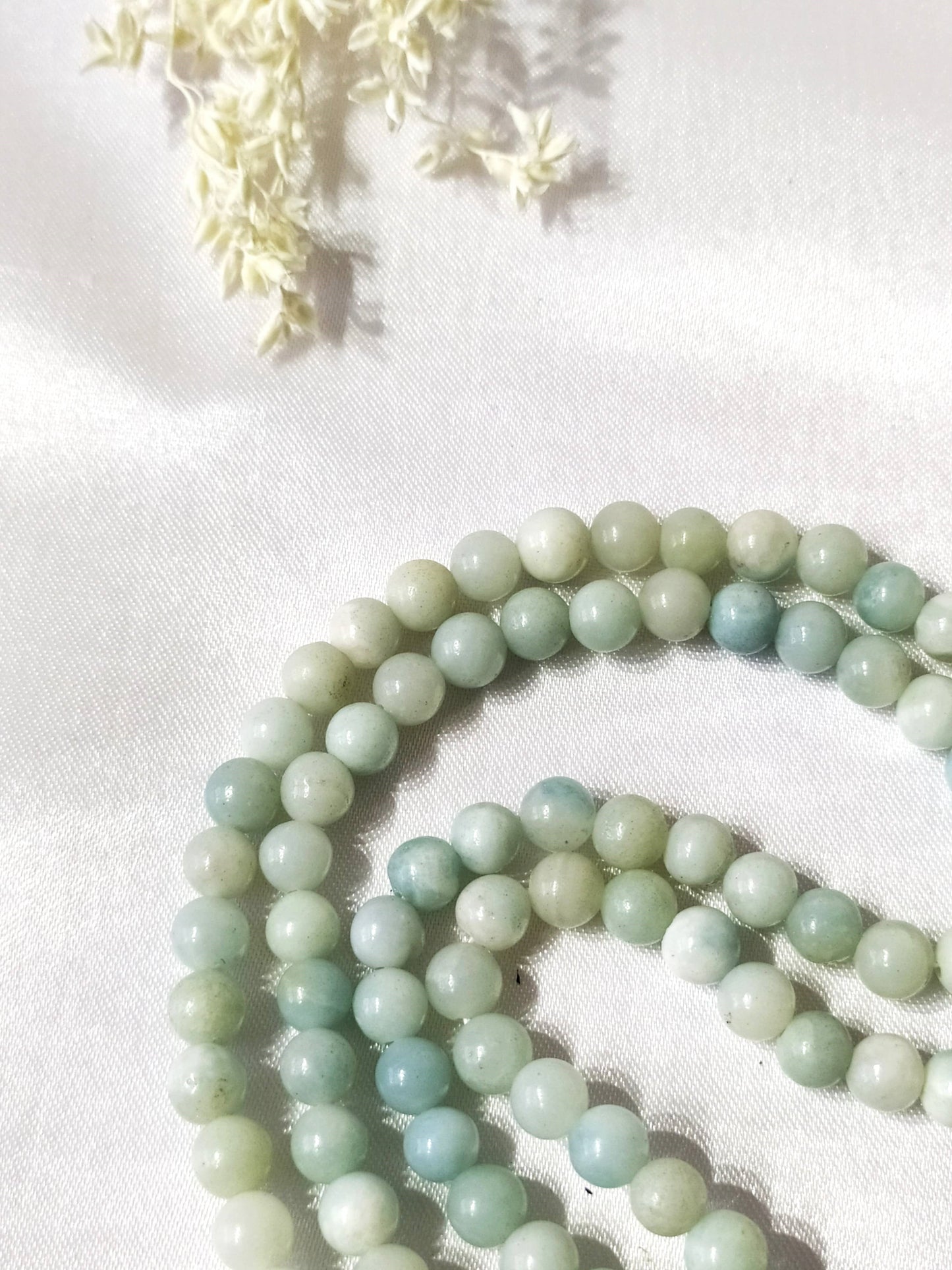 Amazonite | Gemstone Mala | 108 Prayer Bead Mala | Prayer Mala