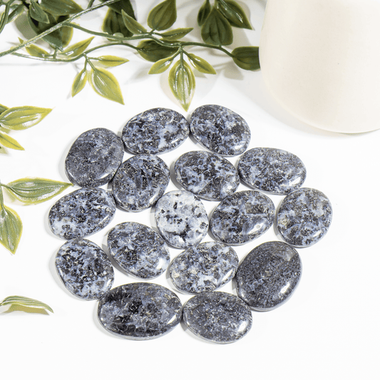 Real Indigo Gabbro Flat Stones
