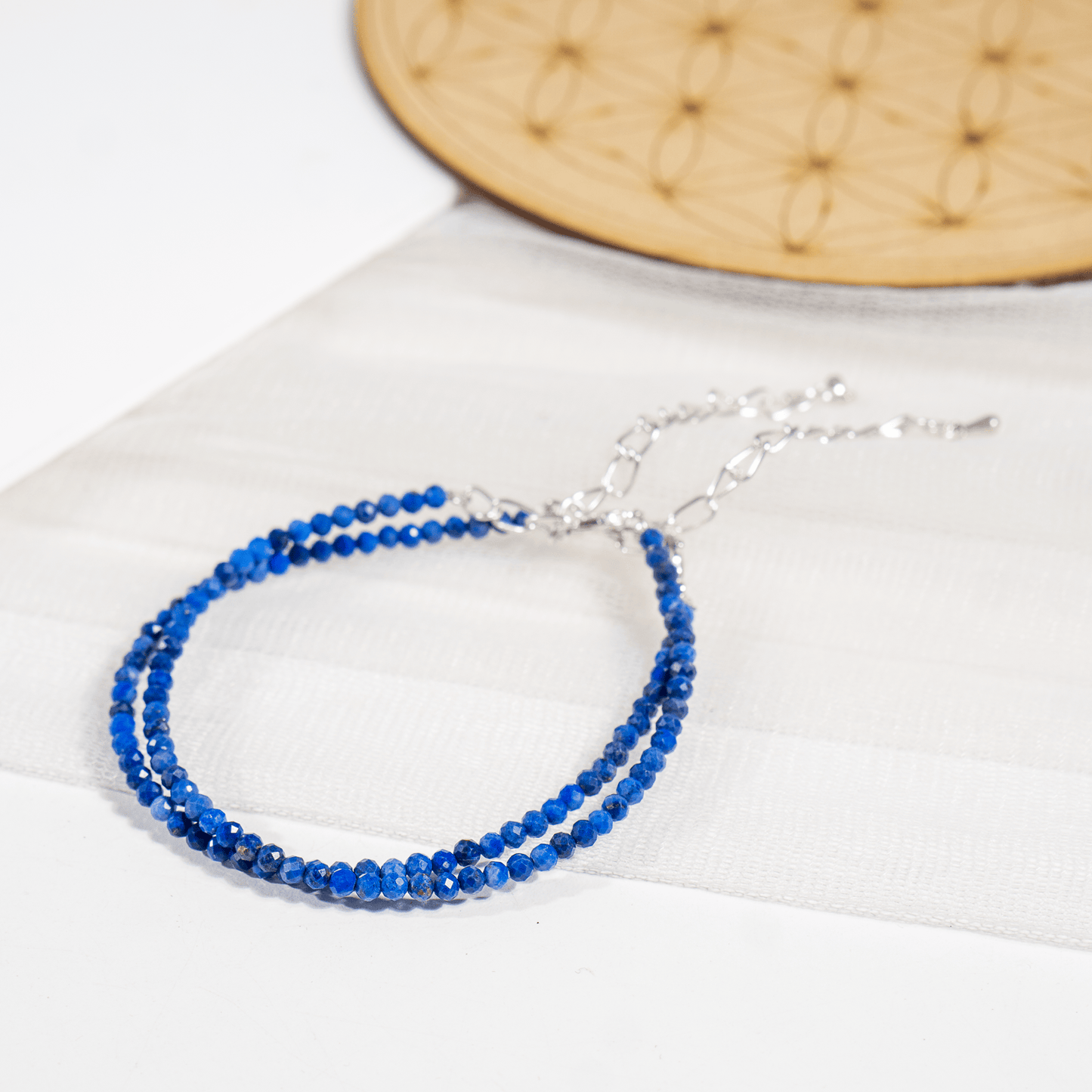 Lapis Lazuli  Crystal Anklet | Natural Healing Crystal Anklet | Energy Protection & Spiritual Jewelry
