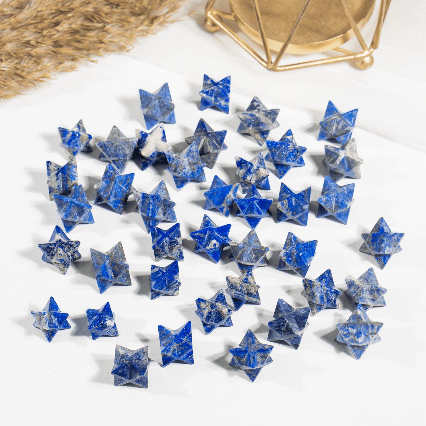 Lapis Lazuli Merkaba Stars