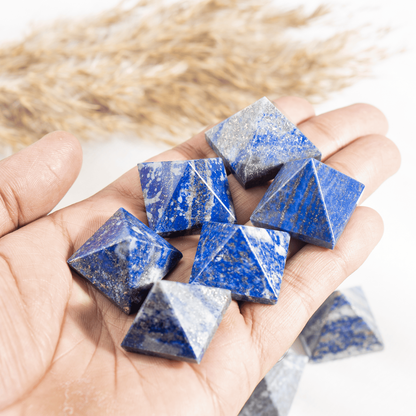 1" Lapis Lazuli Crystal Pyramids