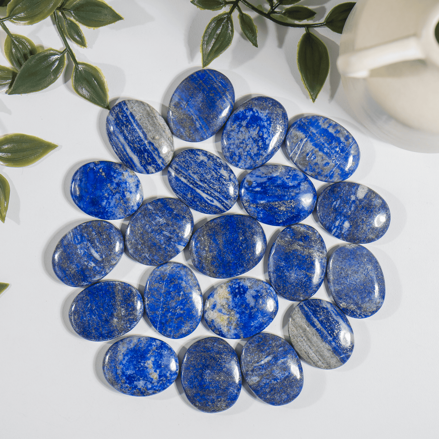 Lapis Lazuli Flat Gemstone Stone