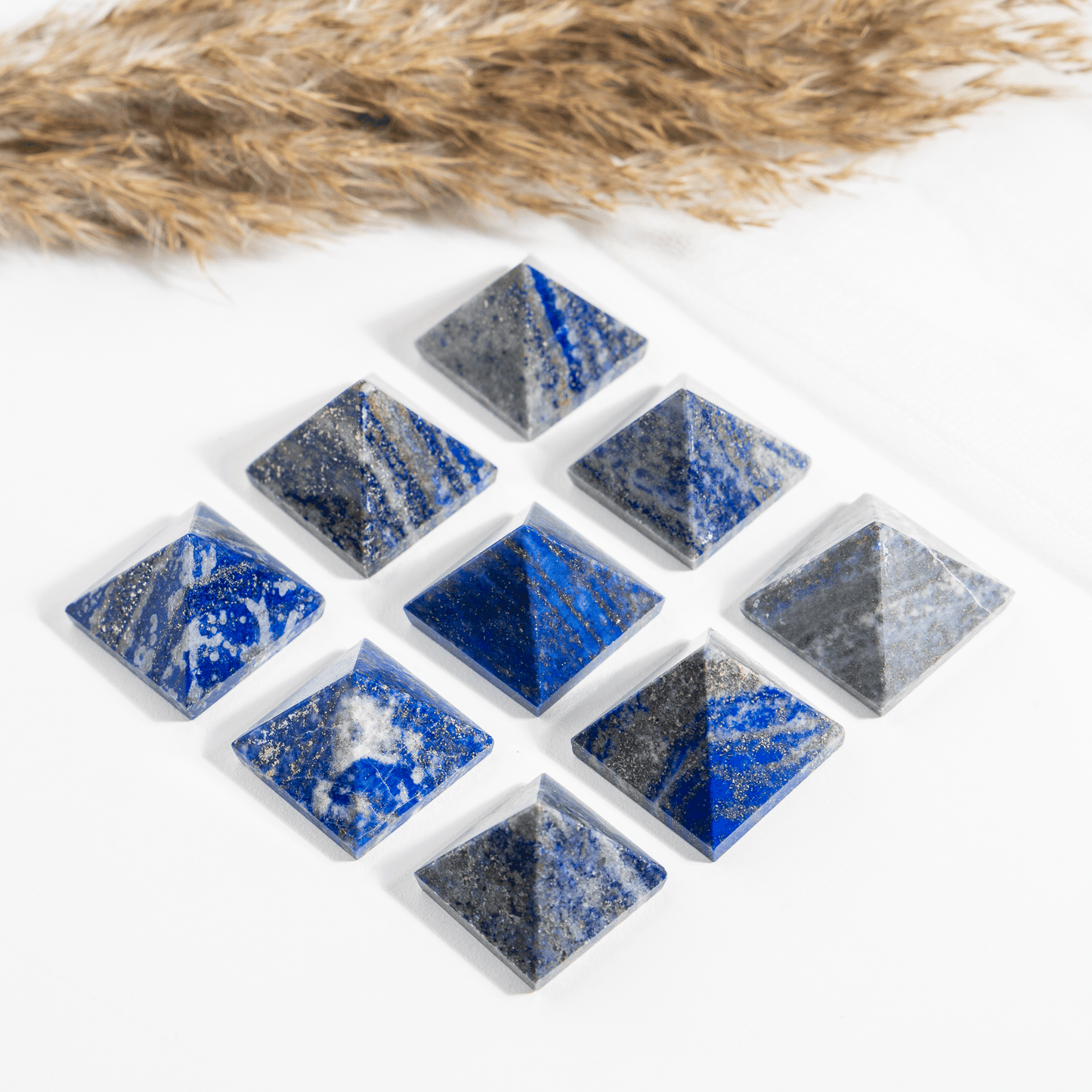 1" Lapis Lazuli Crystal Pyramids