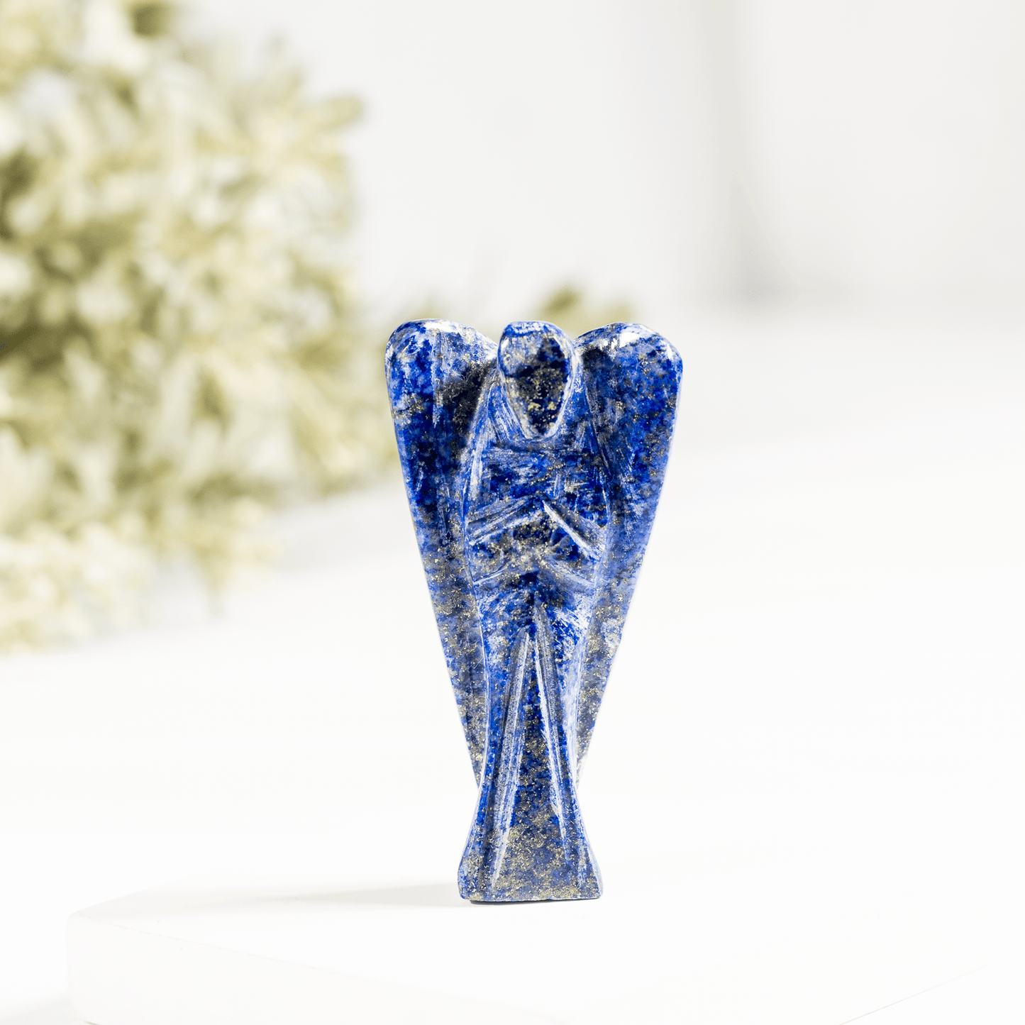 2'' Lapis Lazuli Angel, Gemstone Peace Angel