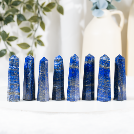 1kg Lapis Lazuli Obelisk Tower Point (17-19Pcs)