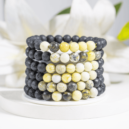 Lava with Serpentine Diffuser Bracelet