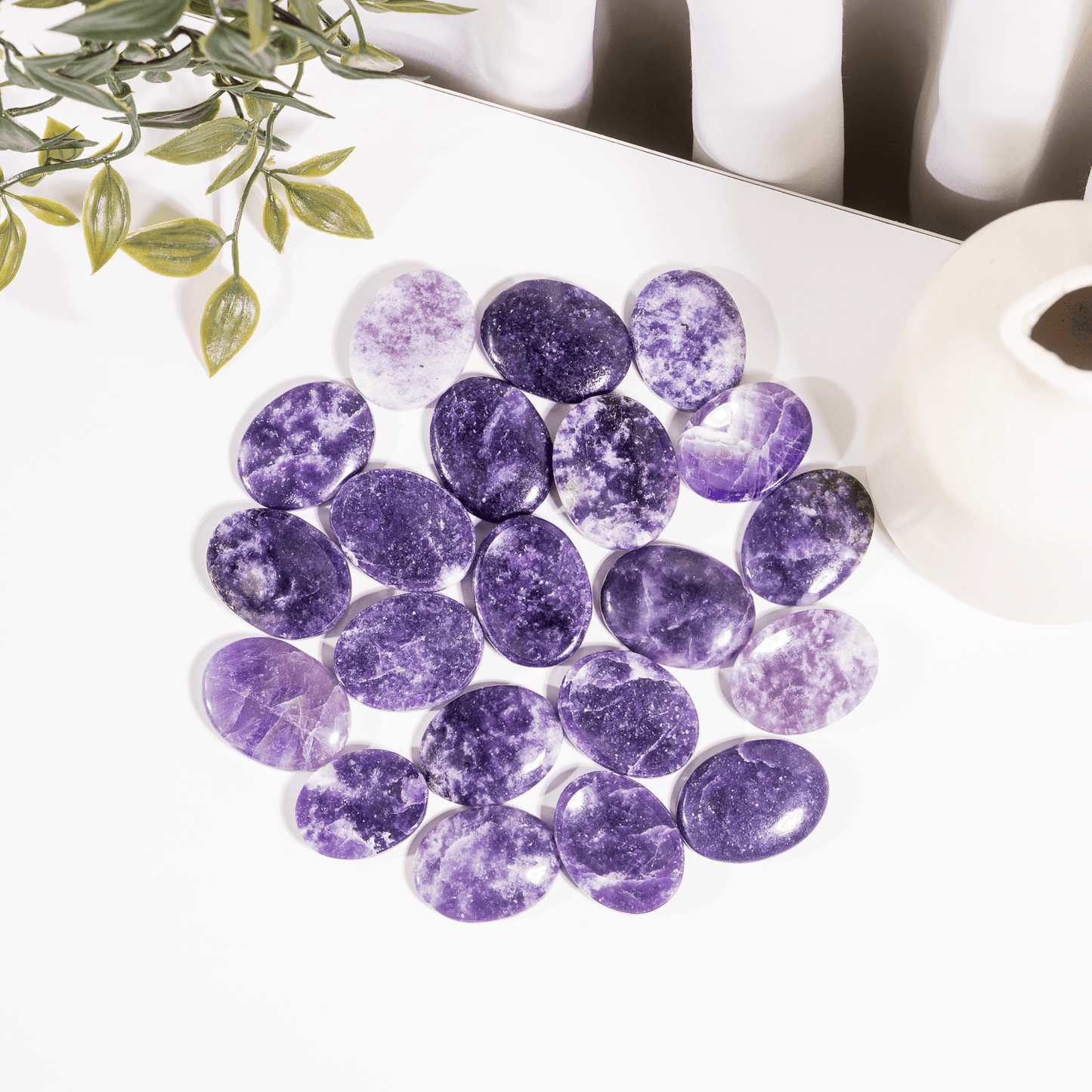 Lepidolite Worry Stones