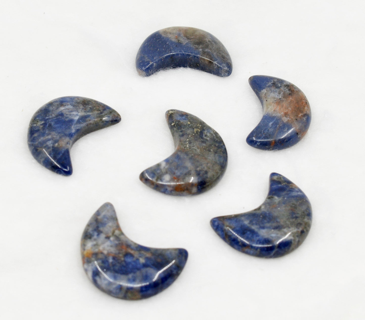 Sodalite Polished Crystal Moons