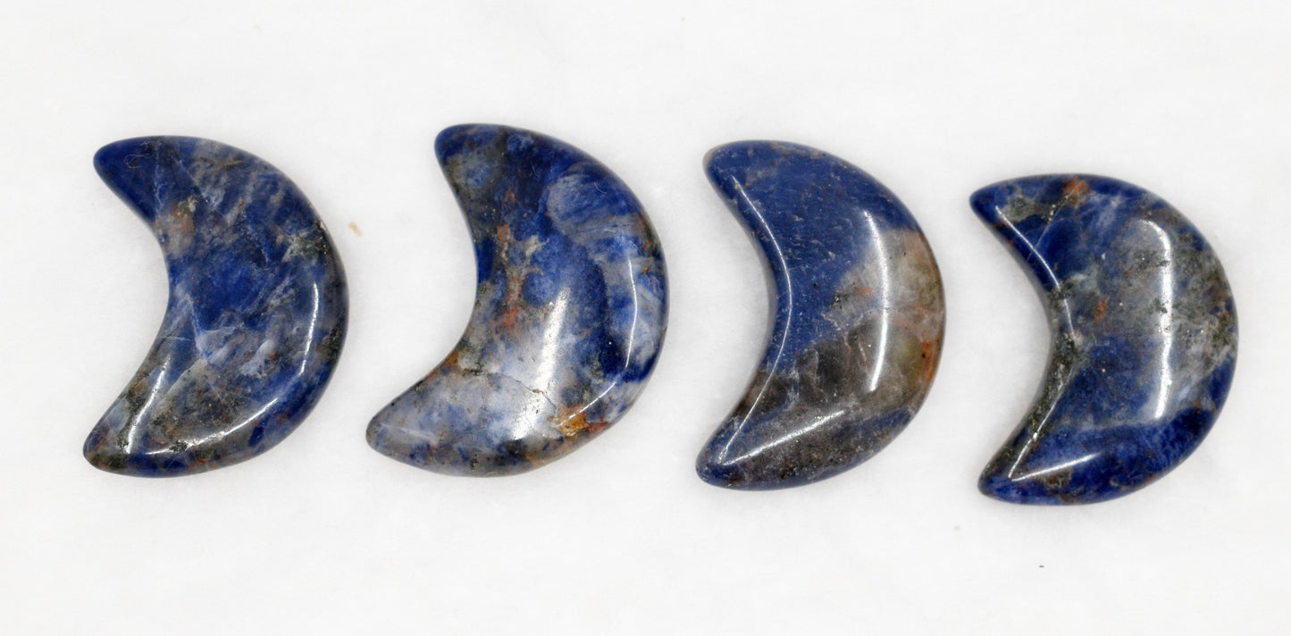 Sodalite Polished Crystal Moons