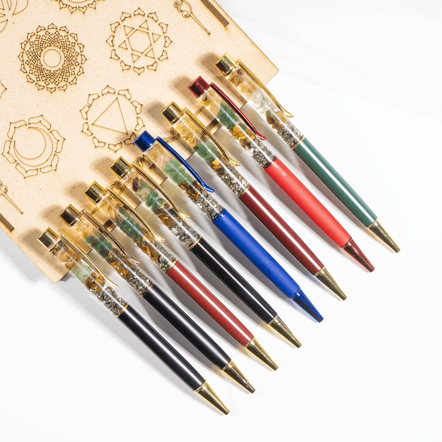Money Magnet Crystal Pen | Gemstone Ballpoint Pen | Manifestation & Mindful Writing