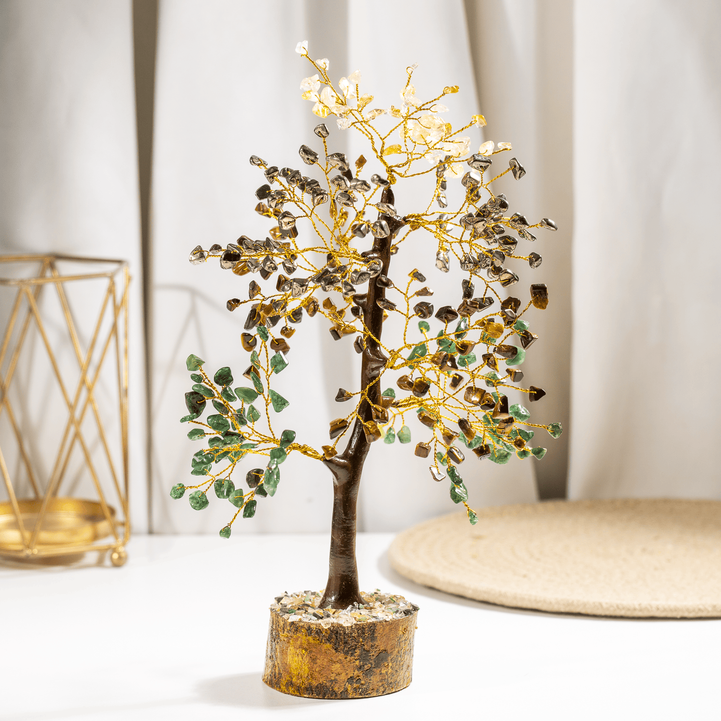 Money Magnet Crystal Tree With 300 Natural Crystal Chips