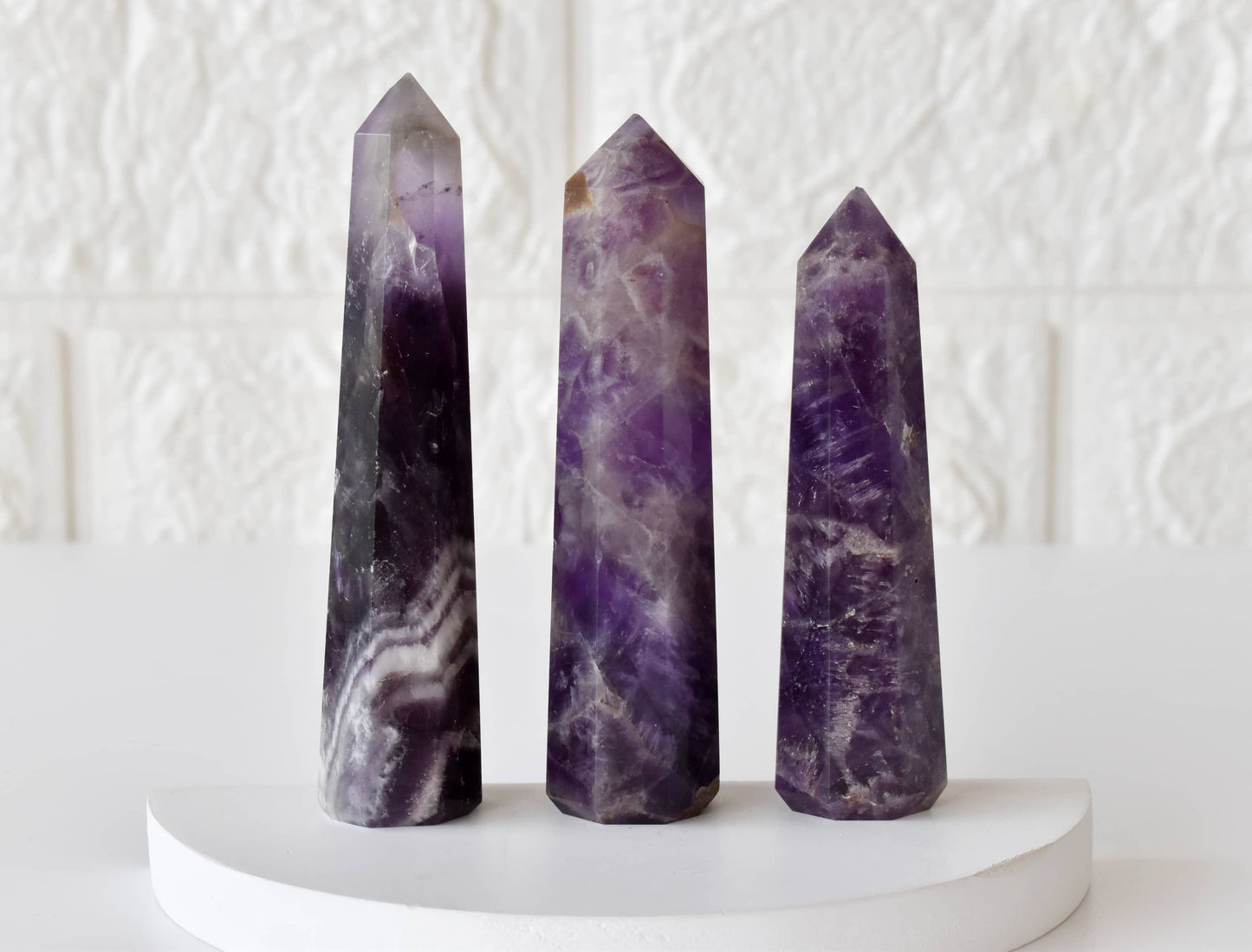 1kg Amethyst Obelisk Tower Point (12-14Pcs)