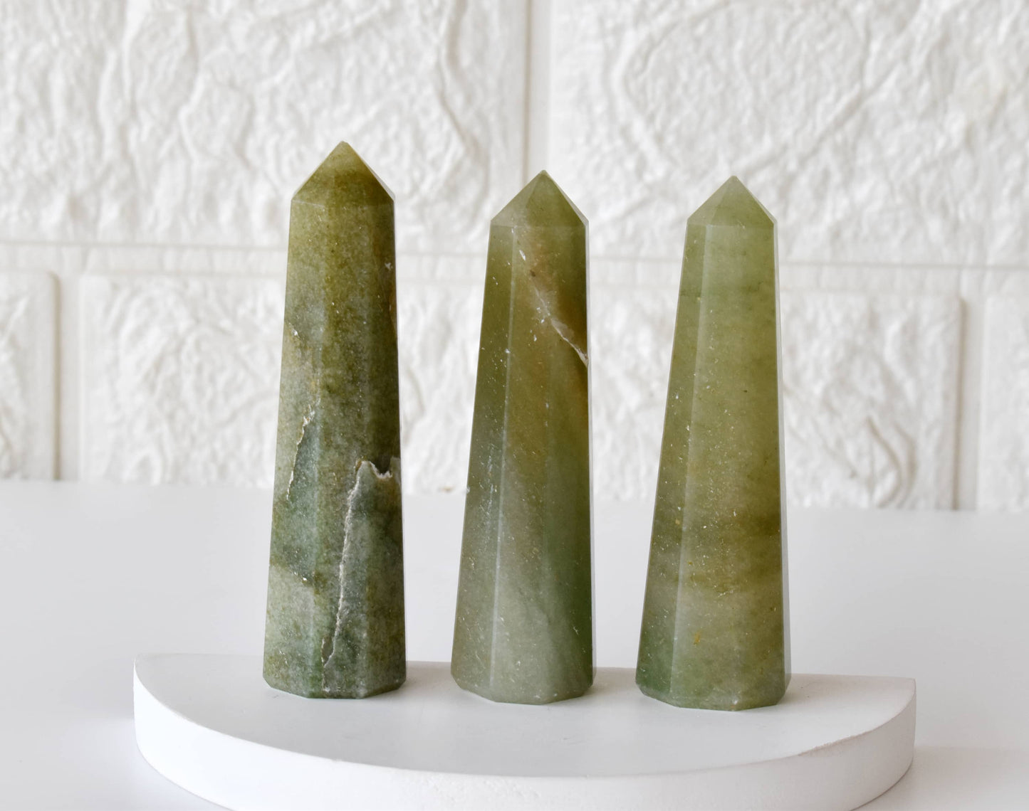 1kg Green Aventurine Obelisk Tower Point (12-14Pcs)
