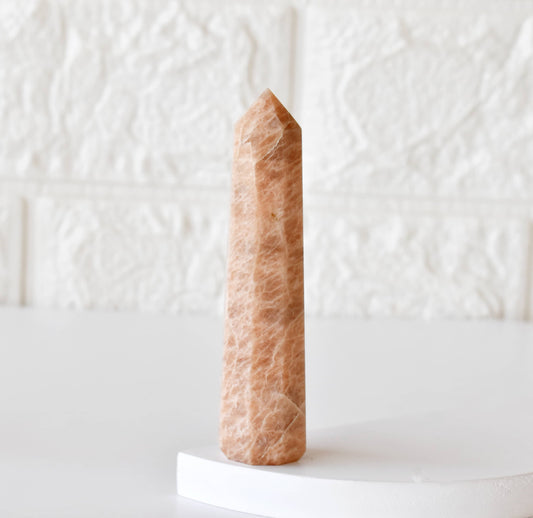 1kg Moonstone Obelisk Tower Point (11-13Pcs)