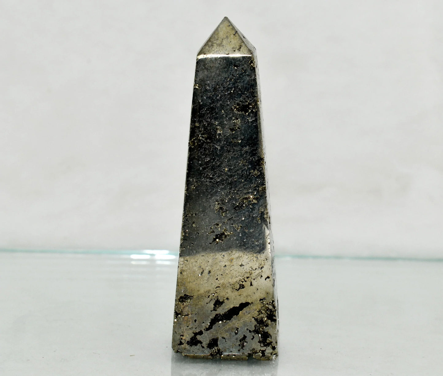 1kg Pyrite Druzy Obelisk Tower Point (5-7Pcs)