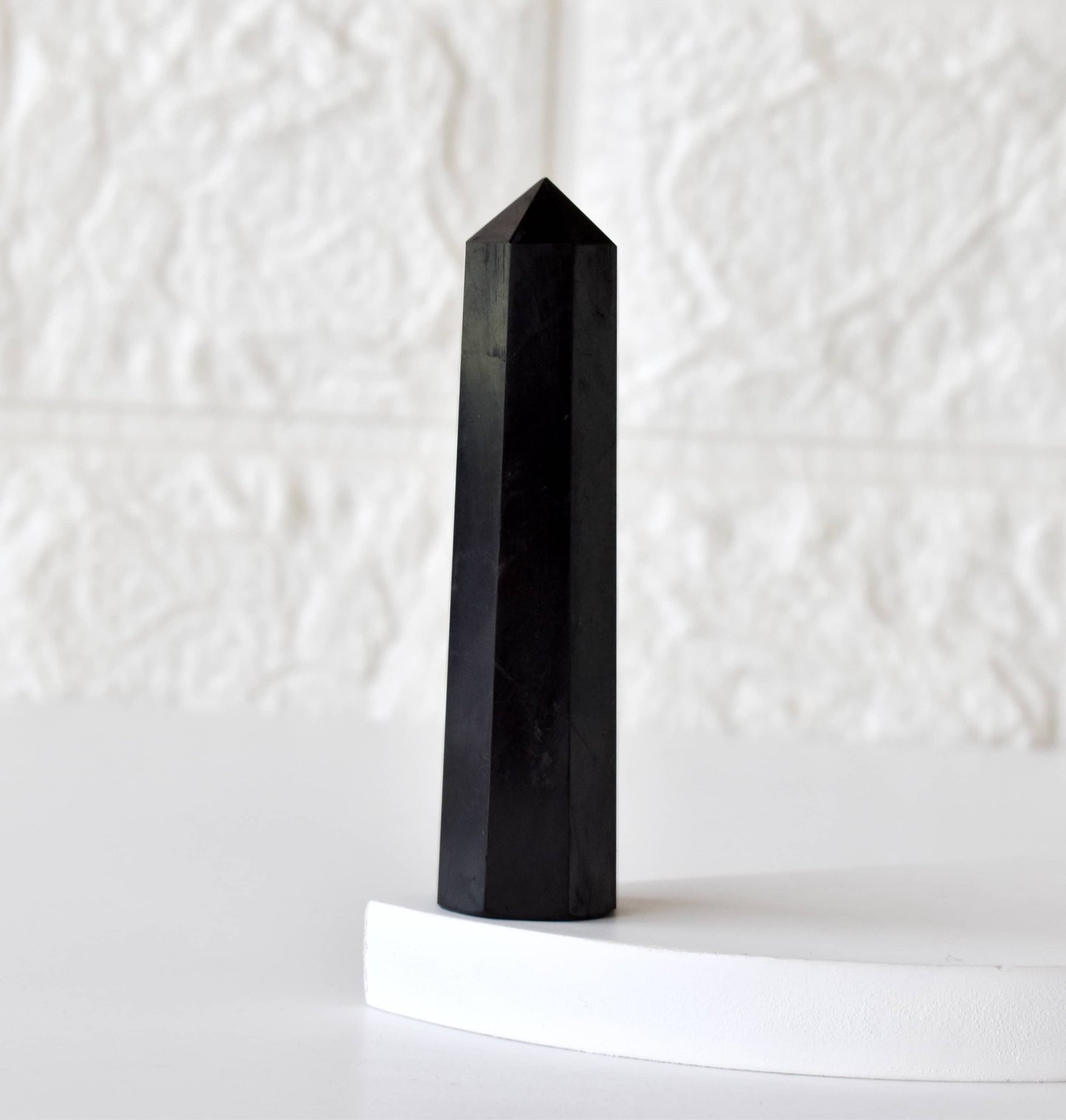 Shungite Black Obelisk Tower Point (11-13Pcs)